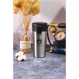Aydogan's Kilitli 304 L Çelik Gri 500 ml Kahve Termos Mug CIN406GR - 0 - 19 lt - 0 Siyah