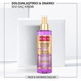 Aydogan's Kolajen & Keratin Sıvı Saç Kremi – Durulanmayan, Onarıcı & Dolgunlaştırıcı Etki, Bitkisel Kompleks B19, 200 ml