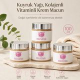 Aydogan's Kuyruk Yağı ve Kolajen Içerikli Bitkisel Krem Macun 100 ml – Vitamin Destekli Cilt Bakım Krem