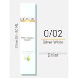 Aydogan's Lilafix Krem Profesyonel Tüp Saç Boyası 60ML - 0.02 Silver White - renkli