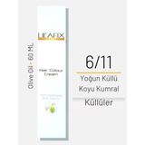 Aydogan's Lilafix Krem Profesyonel Tüp Saç Boyası 60ML - 7.11 Yoğun Küllü Kumral - renkli