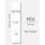 Aydogan's Lilafix Krem Profesyonel Tüp Saç Boyası 60ML - Kırmızı - renkli