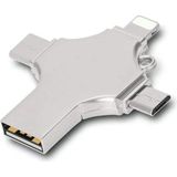 Aydogan's Otg 4in1 Cep Telefonu Çok Fonksiyonlu USB Flash Bellek 64 GB Type-C, Micro Sd ve Kart Okuyucu