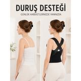 Aydogan's Postür Dik Duruş Korsesi Sırt Destekli Ayarlanabilir Lastikli Bel Korsesi - Çok Renkli
