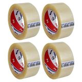 Aydogan's Şeffaf Koli Bandı, 45MM Genişlikte, 100 Metre Uzunlukta, 4 Adet