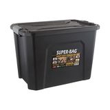 Aydogan's Super Bag 60 L Kapaklı Saklama Kutusu, Ağır Hizmet Depolama Kutusu, Çok Amaçlı Plastik Koli ve Düzenleme Kutusu, Kilitli Kapaklı, Ev Garaj Depo Ofis Kullanımı - 001-Renkli
