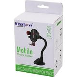 Aydogan's Wınnboss Car-06 Araç & Oto Telefon Tutucu (360° Eğilip Bükülen Akrobat Kol) (Vantuzlu & Oynar Baş& Genişlik AYARI)*100 - 000-Siyah
