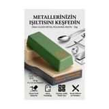 Aydogan's Yeşil Cila 50GR Çelik, Platin, Beyaz Altın, Titanyum ve Krom Ayna Parlaklığı Parlaklık Macunu - 1 - Renkli