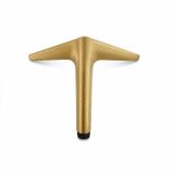 Aydos 15 Cm Mat Altın Metal Mobilya Ayağı 1 Adet Dayanıklı Modern Tasarım Sehpa Dolap Koltuk Ayağı
