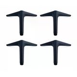 Aydos Metal Ayak 4 Adet 15 Cm Mat Siyah Kanepe Koltuk Dolap Ayağı Dayanıklı Şık Modern Tasarım