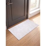 Ayduran Halı Classi Bambu Saten Kaymaz Tabanlı Kapı Giriş Paspası Yıkanabilir Antre Hol Halısı - Kahverengi - 60 x 120 cm