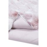 Ayduran Halı Tavşan Tüyü Lila Bubble Post Peluş Çift Renk İthal Süet Tabanlı Halı