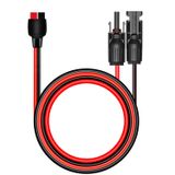 AYECEHI Güneş Adaptörü Kablosu Güneş Enerjisi Adaptör Konektörü 3,3 ft Erkek ve Dişi Güneş Paneli Kablo Kitleri -12AWG 1m/3,2ft