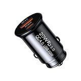 Ayena Moda Ally 20W USB ve Type-C Çıkışlı Araç Içi Çakmaklık Hızlı Şarj BAŞLIĞI-(5775)