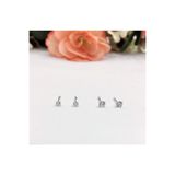 Ayenci 4 Adet 925 Ayar Zirkon Taşlı Dörtlü Gümüş Hızma Set