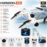 Ayers Horizon Air Hd Kameralı Drone | Ekranlı Kumandalı, Engel Algılamalı, Katlanabilir Mini Dron - Beyaz
