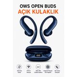 Ayers OWS Açık Kulak Bluetooth Kulaklık, AI Akıllı Çeviri Destekli Kablosuz Kulaklık, ANC+ENC Gürültü Azaltma Teknolojisi, BT 5.4, Dijital Göstergeli Şarj Kutulu Premium Kulaklık