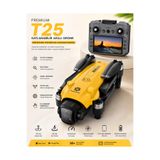 Ayers Premium T25 Katlanabilir Akıllı Drone – Kumandası Ekranlı, HD Çift Kameralı, Engel Sensörlü, 50X Zoom Destekli, Fırçasız Motorlu, FPV Canlı Görüntü Aktarımlı Mini Profesyonel Drone