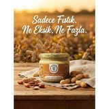 Ayes Gıda %100 Yerli Fıstık Ezmesi 300G - Şekersiz, Vegan, Glutensiz (Sade) - 300 gr