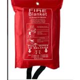 Ayes Yangın Fiberglass Cam Elyafından Imal Yangın Battaniyesi Fire Blanket-Cepli Model 150X180