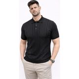 Ayessa Erkek Yazlık Triko Tişört Kısa Kol Polo Yaka Düğmeli T-Shirt - Siyah Siyah - 2xl - 0 Siyah