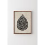 Ayetel Kürsi - Ahşap Desenli Çerçeve, Ceviz, 50 x 70, 23450000009805