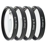 Ayex 40.5mm Close-Up Filtre Seti – 4’lü (+1, +2, +4, +10) | Optik Cam, Metal Çerçeve, Taşıma Çantalı | Makro & Yakın Çekim için Uyumlu