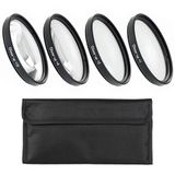 Ayex 40.5mm Close-Up Filtre Seti – 4’lü Diyopter (+1, +2, +4, +10) | Optik Cam | Taşıma Çantalı