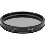 Ayex 46mm CPL Polarize Filtre – Dairesel (Circular) Polarizasyon, Yansıma Önleyici, Metal Çerçeve