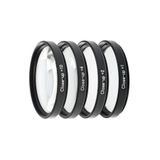 Ayex 58mm Close-Up Filtre Seti – 4’lü Diyopter (+1, +2, +4, +10) | Optik Cam | Taşıma Çantalı
