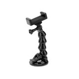 AYEX AX-231T VANTUZLU ARAÇ İÇİ ESNEK KAMERA VE TELEFON TUTUCU – GOPRO, DJI OSMO ACTION, INSTA360 VE AKILLI TELEFONLAR İLE UYUMLU