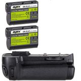 Ayex AX-D7100 Battery Grip (Nikon D7100, D7200 ile Uyumlu) + 2 Adet EN-EL15 Batarya