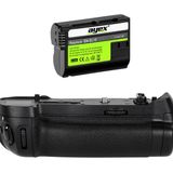 Ayex AX-D850 Battery Grip + 1 Adet EN-EL15 Batarya (Nikon D850 ile uyumlu) MB-D18 Muadili