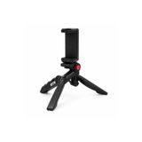 Ayex AX-MT10 Masaüstü Mini Tripod + Telefon Tutucu, 1/4” Vida Uyumlu, 120° Eğim Ayarlı, Katlanabilir Kompakt Tasarım dop20575592igo