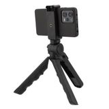 Ayex F6 2-in-1 Katlanabilir Masa Tripod & Selfie Stick – Telefon Tutucu ve Bluetooth Uzaktan Kumandalı