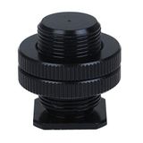 ayex Flaş Kızağı ve 1/4 İnç Tripod, Monopod Vb. İçin 5/8 İnç Mikrofon Adaptörü