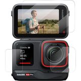 Ayex INSTA360 Ace / Ace Pro Temperli Cam Ekran ve Lens Koruyucu Film Seti