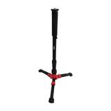 Ayex KM-3060 Profesyonel Monopod, 160cm Uzayabilir, 3kg Taşıma Kapasiteli, 1/4” & 3/8” Çift Taraflı Vida Uyumlu, 4 Kademeli, Stabil Tabanlı Kamera Monopod