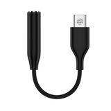 Ayex, Samsung Type-C İçin 3.5Mm Aux, Kulaklık Ve Mikrofon Adaptörü Siyah
