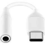 Ayex Samsung Type-C Uyumlu 3.5 mm AUX Beyaz Kulaklık ve Mikrofon Adaptörü