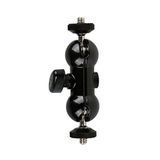 ayex ST-24 Çift Küresel Başlıklı Mini Mafsallı Kol | 1/4” Vida | Kamera, Monitör ve LED Işık Aparatı