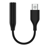 Ayex TYPE-C İçin 3.5mm Aux, Kulaklık ve Mikrofon Adaptörü Siyah, Samsung Telefonlar ile Uyumlu