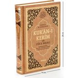 Ayfa Basın Yayın Elmalılı Hamdi Yazır Hafız Boy Kuran -I Kerim ve Meali Ciltli Din Kitabı 14 x 20 cm