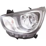 Ayfar 2005 - 2013 Fiat Albea Far Lambası Sol Elektrikli - Motorsuz Siyah 8 Fişli (Ayfar) (Oem NO:51773144)