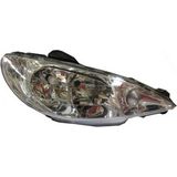 Ayfar 2007 - 2011 Peugeot 206 Sd Far Lambası Sağ Elektrikli - Motorsuz (Şeffaf Camlı) H7 - H7 (Ayfar) (Oem NO:087276)
