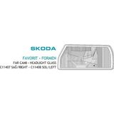 Ayfar Far Camı Skoda Favorıt-Formen-Pıkap Sol