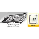 Ayfar Far Motorlu Sağ Fıat Ducato Maxı /peugeot Boxer / Cıtroen Jumper ( 2014› ) LED (Ballast Dahil) Krom Çerçeveli (1 Ad )