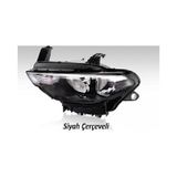Ayfar Far Motorlu Sağ Fiat Egea 2015 Siyah Çerçeveli
