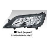Ayfar Far Motorlu Sol Fıat Ducato Maxı /peugeot Boxer / Cıtroen Jumper ( 2014› ) LED (Ballast Hariç) Siyah Çerçeveli