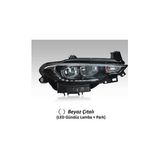 Ayfar Far Sağ Motorlu Fiat Egea 2016-2020 Beyaz Çıtalı LED Drl+Park 52214453 101136 Ayfar